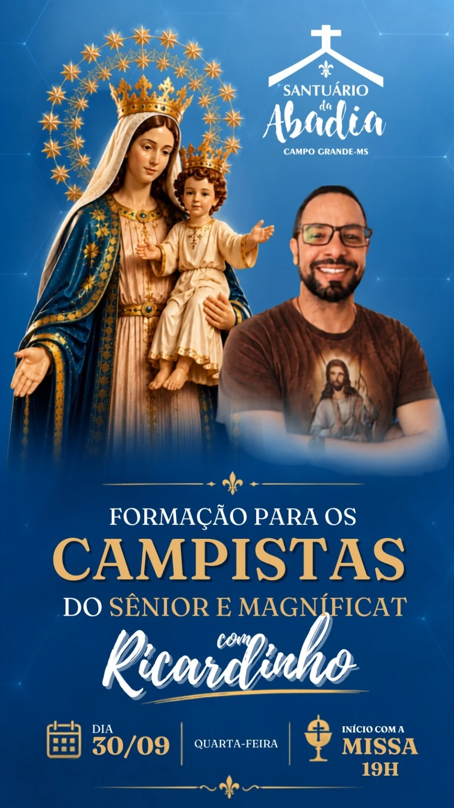 Formação para os campistas do Sênior e Magnificat com Ricardinho