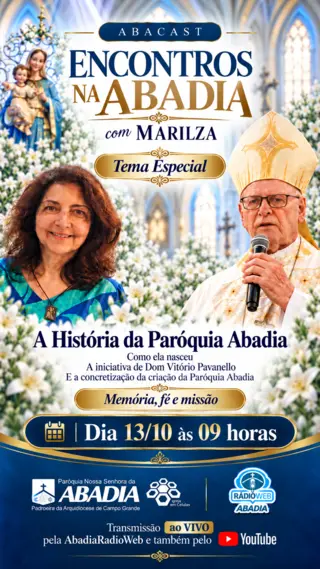 Encontros na Abadia com Marilza e Dom Vitório Pavanello