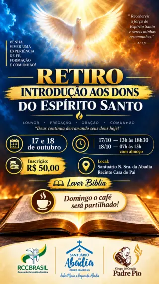 Retiro Introdução aos Dons do Espírito Santo