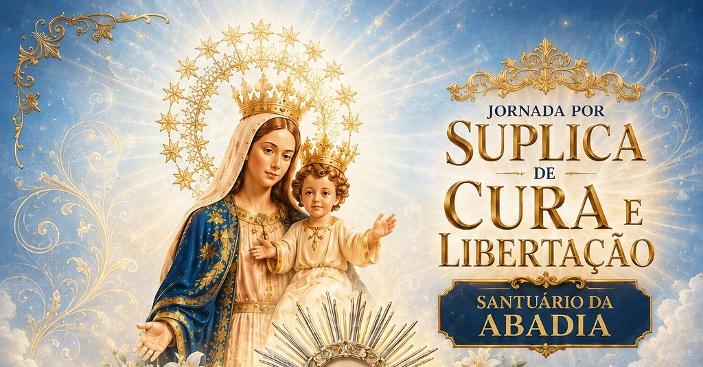 Arte devocional de Cura e Libertação no Santuário da Abadia
