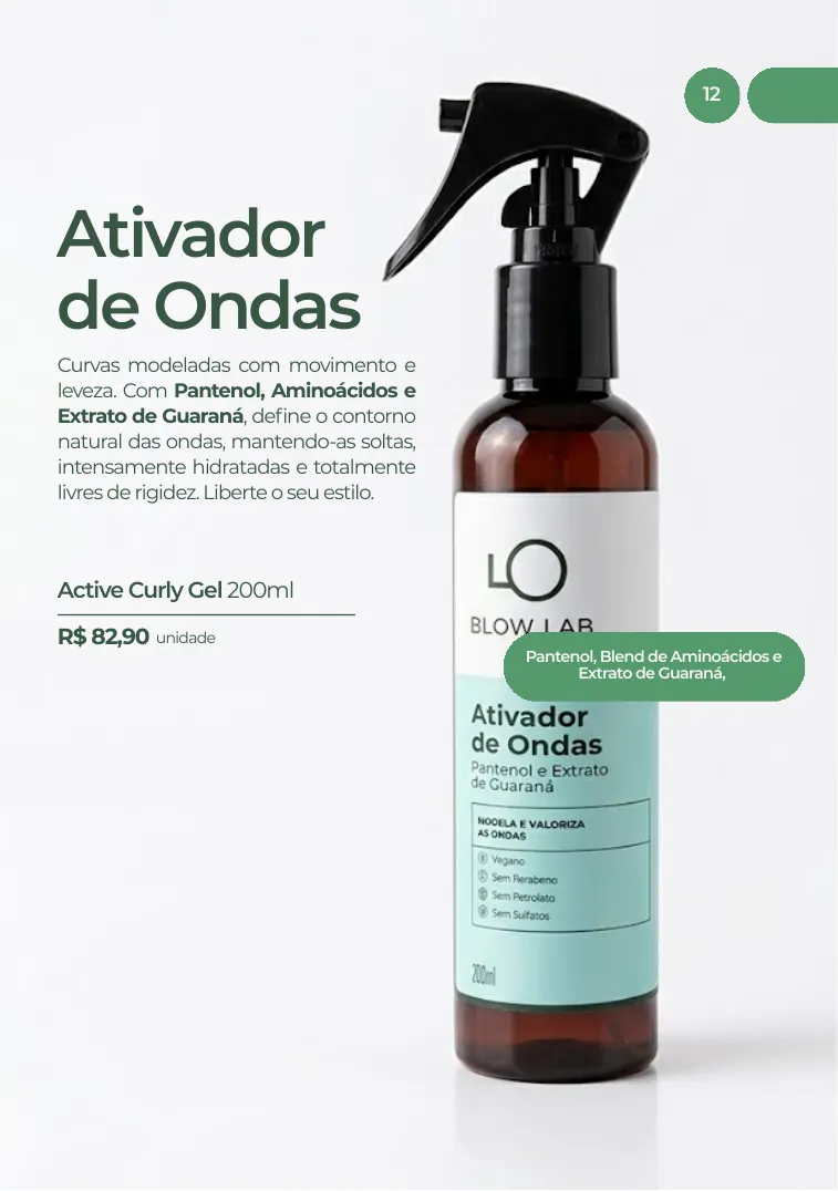 Página 12 do Catálogo BLOW Lab